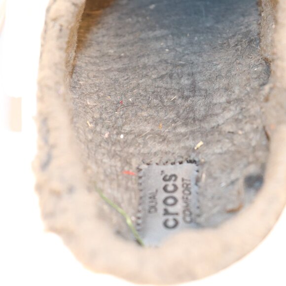Crocs White Dual Comfort Men's and Women's Shoes Size M7 W9 with Emblems - Picture 12 of 12